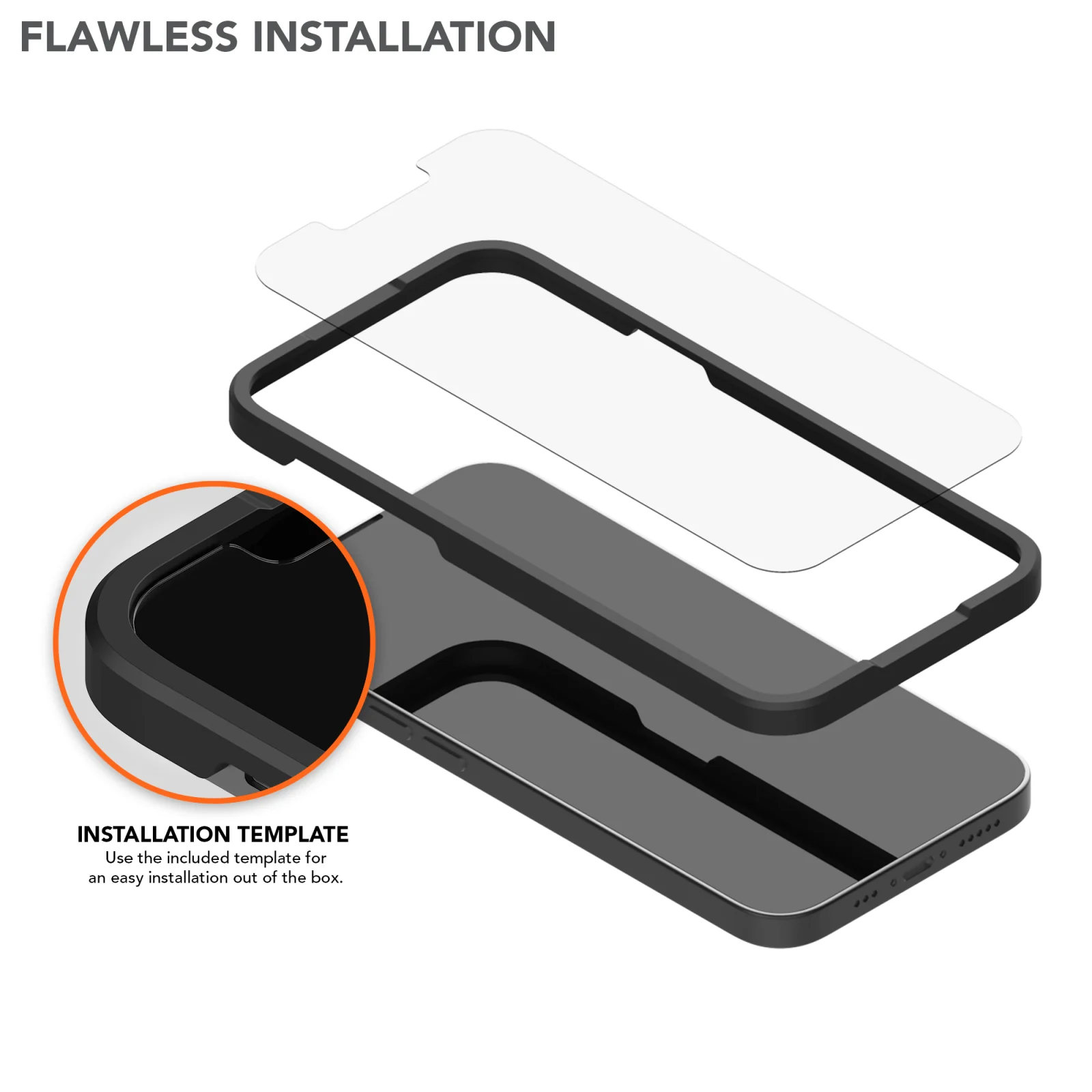 iPhone 13/13 Pro Tempered Glass Screen Protector (2 Pack) - Image 6
