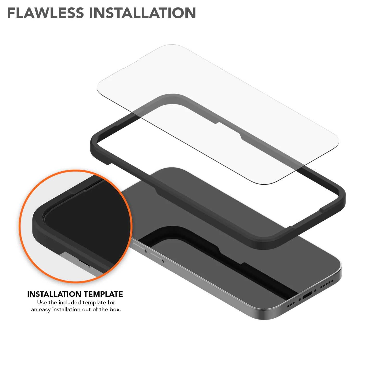 iPhone 14 Pro Max Tempered Glass Screen Protector (2 Pack) - Image 4