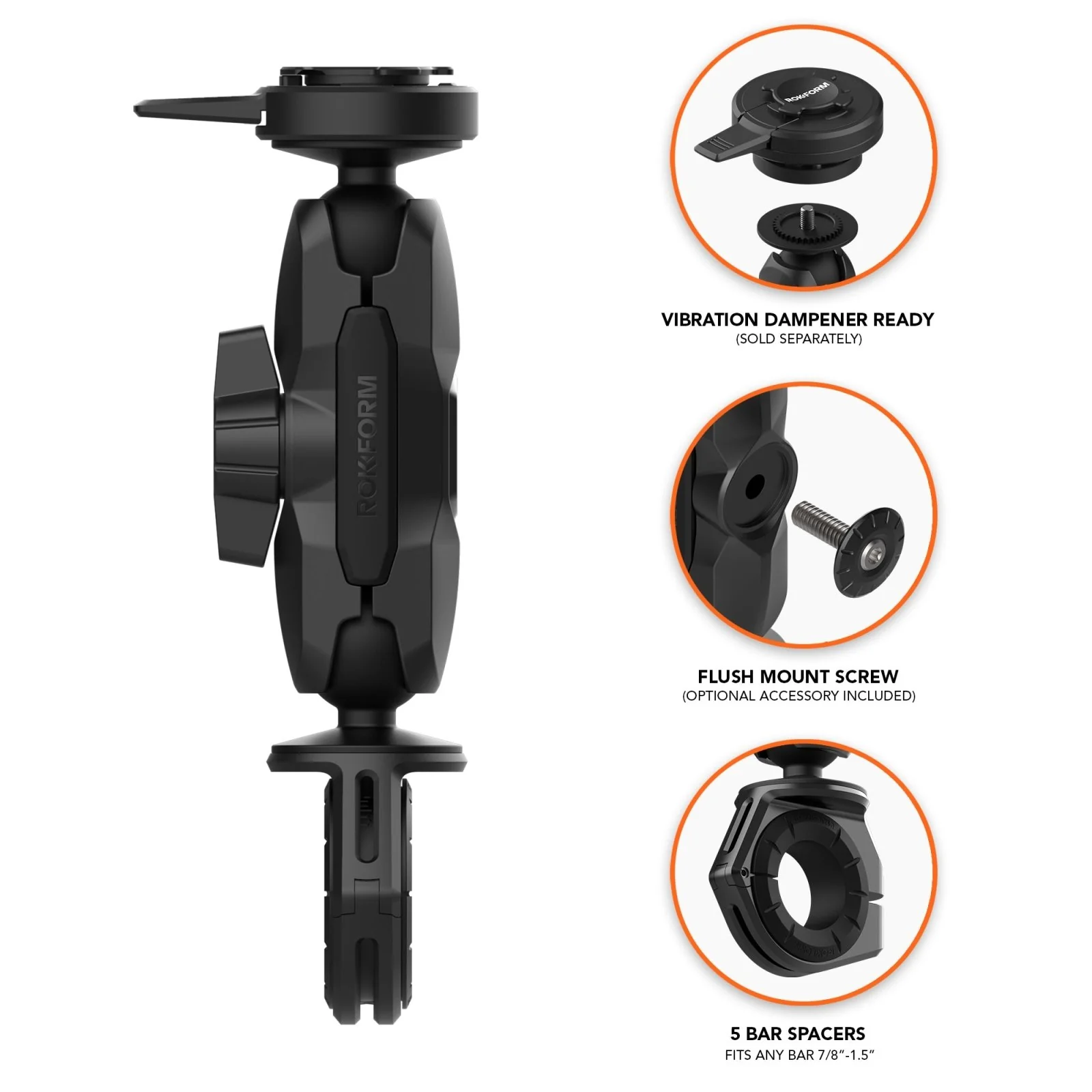 Pro Ball Motorcycle Phone Mount - Image 3